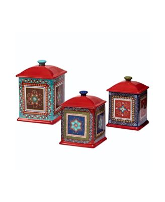 Certified International - Monterrey 3-Pc. Canister Set