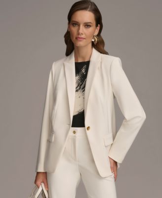 Donna Karan New York - Women's One Button Blazer