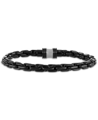 Esquire Men's Jewelry - Elongated Oval Link Magnetic Clasp Chain Bracelet