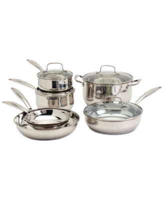 Denmark - Tools for Cooks 10 Pc. Stainless Steel Cookware Set