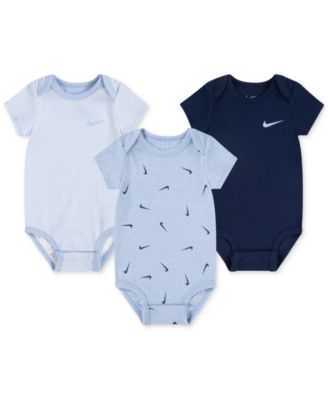 Nike - Baby Boys Essentials Bodysuits, Pack of 3