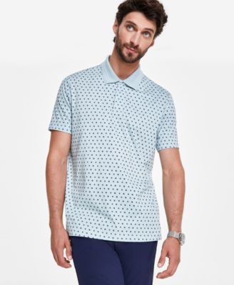 Alfani - Men's Circle Geometric Pattern Polo Shirt