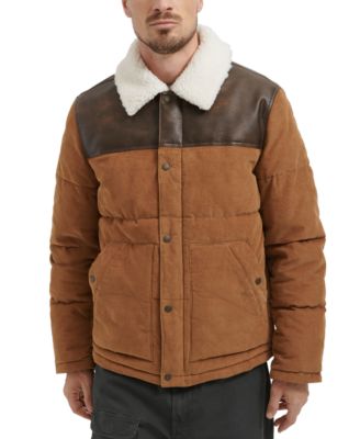 Levi's - Men's Mixed-Media Western Puffer Jacket