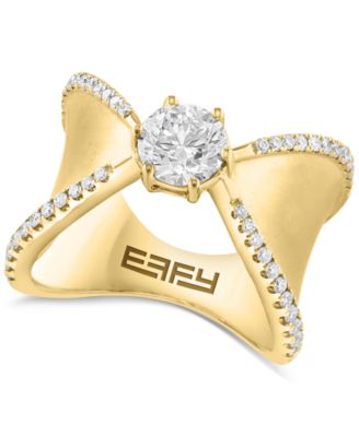EFFY Collection - Lab Grown Diamond Ring (1-3/8 ct. t.w.) in 14k Gold