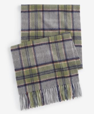 Club Room - Men's Plaid Cashmere Scarf