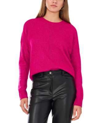 Vince Camuto - Women's Ribbed Crewneck Long-Sleeve Sweater