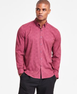 Alfani - Men's Alfatech Zig-Zag Shirt