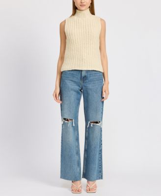 En Saison - Women's Linnie Sleeveless Knit Sweater