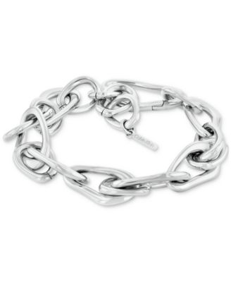 Calvin Klein - Silver-Tone Statement Link Bracelet