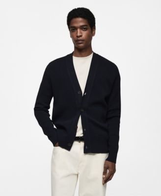 MANGO - Men's Knitted Button Cardigan