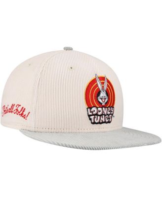 New Era - Men's Cream Looney Tunes 9FIFTY Corduroy Snapback Hat