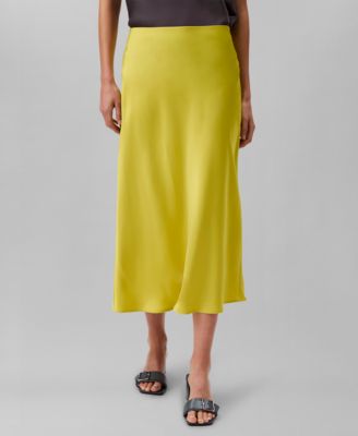 Calvin Klein - Woman's Satin Midi Skirt