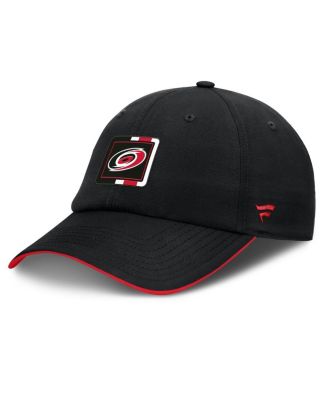 Fanatics - Men's Black/Red Carolina Hurricanes Authentic Pro Ripstop Adjustable Hat