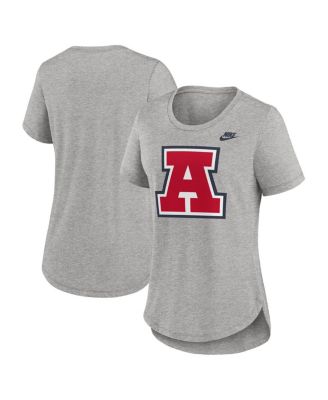 Nike - Women's Heather Gray Arizona Wildcats Legacy Tri-Blend T-Shirt