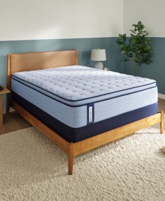 Sealy - Posturepedic Seafield 14" Soft Euro Pillowtop Mattress Set - Twin XL