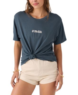 O'Neill - Juniors' Island Palms Short-Sleeve Cotton Graphic T-Shirt