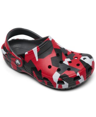 Crocs - Little Kids Classic Geo Camo Clogs from Finish Line