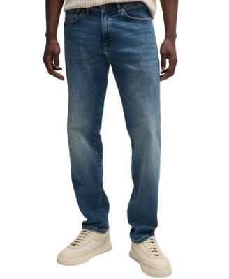 Hugo Boss - Men's Super-Stretch Tapered Regular-Fit Jeans