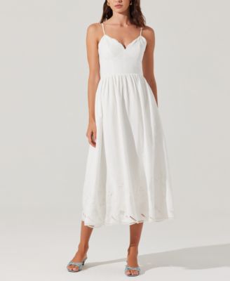 ASTR the Label - Women's Kaidi Embroidered Midi Dress