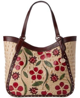 Brahmin - Aliza Sandstorm Ladybird Large Leather Tote