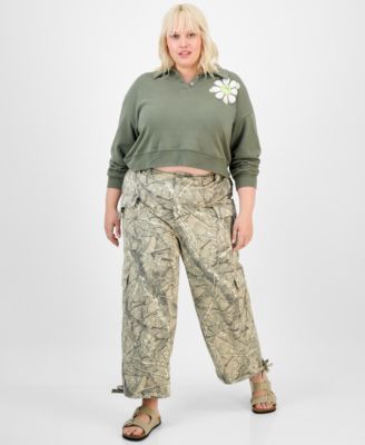 Madden Girl - Trendy Plus Size Camouflage Utility Joggers