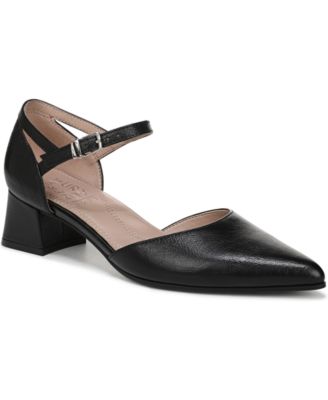 Naturalizer - Women's Maddox Block Heel Ankle Strap Pumps